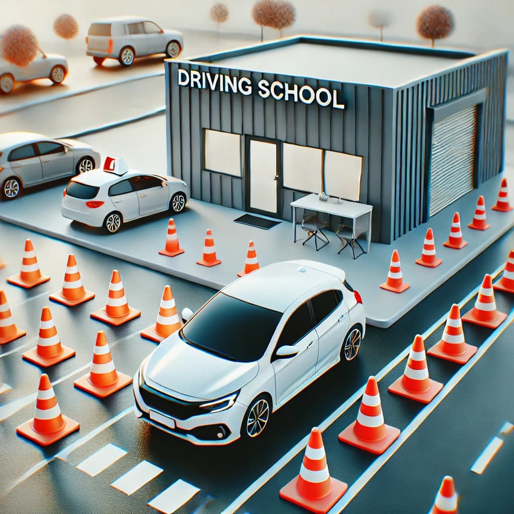 Illustration auto-école — application Easy2Drive
